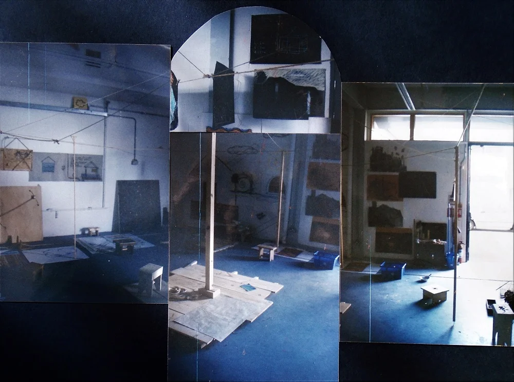 Early in the morning, geometric spatial artwork by Ilias Toliadis