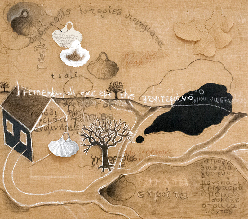 Memories in Search of Conversation, mixed-media work from Travelling Talismans